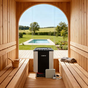 <span class=keywords><strong>Stufa</strong></span> Elettrica per Sauna Commerciale e Domestica 4.5-9KW con Certificazione CE, Controllo Esterno o Interno Opzionale - Product Image 2