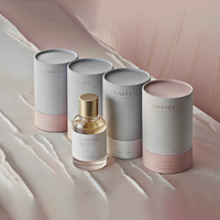 Échantillon Gratuit, Boîte d'Emballage Ronde, Flacon de Parfum 500 ml, Tube en Papier Kraft Recyclable