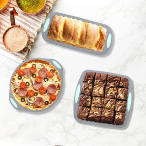 Set di <span class=keywords><strong>Stampi</strong></span> in Silicone <span class=keywords><strong>per</strong></span> Cottura, Antiaderenti e Adatti al <span class=keywords><strong>Forno</strong></span>, Kit <span class=keywords><strong>per</strong></span> Muffin, Cupcake, Pane, Torte e Pizza - Product Image 4
