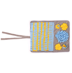 Alfombrilla olfativa para mascotas, alfombrilla de olfateo para perros, alfombrilla grande para perros, juguetes de olfateo para perros, juegos mentales para perros, alfombrilla para olfatear con premios para aliviar el estrés - Product Image 6