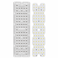 Kit de module LED de remplacement 80 LED 3030 SMD 50W avec lentille 236x70mm 8S10P DC 48V pour éclairage de tunnel et de rue
