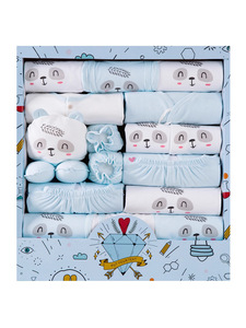 Set Regalo per Neonati, Abbigliamento in Puro Cotone, Tutine Spesse Estive con Chiusura a Bottoni, Abbigliamento Unisex per Bambini - Product Image 2