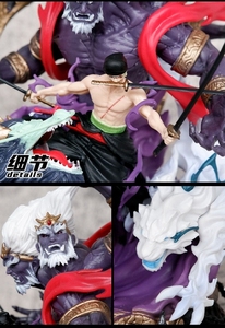 <span class=keywords><strong>Action</strong></span> Figure <span class=keywords><strong>Anime</strong></span> One Piece Zoro in PVC OEM - Statuetta <span class=keywords><strong>Manga</strong></span> Wano Hell Zoro - Product Image 4