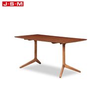 Vente chaude Table à manger ronde moderne minimaliste en bois massif rotatif en chêne 4 6 chaises Ensemble de table à manger carrée avec 6 chaises