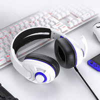 Vente en gros Son surround Microphone Casque PS5 Filaire Élégant Gaming Écouteurs Casques
