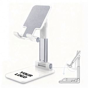 Customized Logo Anti Shake Foldable Office Desktop/Phone/Tablet <b>Stand</b> Promotion Gift Adjustable Mobile Phone Holder - Product Image 1