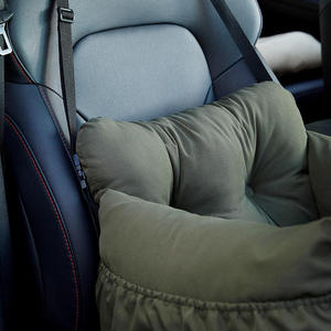 Siège <span class=keywords><strong>de</strong></span> voiture pour chien <span class=keywords><strong>de</strong></span> luxe, carré, solide, imperméable, écologique, motif dessin animé, surélevé, avec sangles <span class=keywords><strong>de</strong></span> sécurité, prêt pour le voyage - Product Image 4