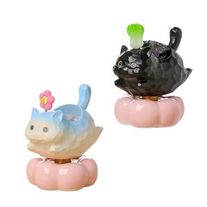 Boîte Mystère Chat Porte-Bonheur en Résine, Figurine de Chaton de Dessin Animé, Décoration de Bureau, Pack Multi-Pièces, Cadeau d'Anniversaire - Product Image 5