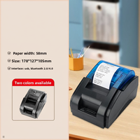 Vente directe d'usine POS58D sans fil pour imprimante thermique, connectable au bureau, imprimante Android/iOS, papier 57x40mm, 203 dpi