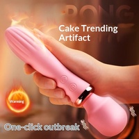 Vibromasseur vibrant pour femme, masturbateur orgasmique et masseur chauffant, jouet sexuel pour adulte, silencieux, faible bruit, vente en gros