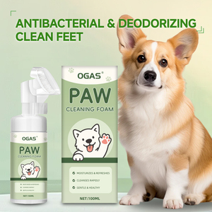 水を使わない、洗い流さない、環境に優しい、プラスチック製、優しい、天然成分配合のペット用足洗いフォーム（犬用デイリーケアとペットグルーミング用） - Product Image 3