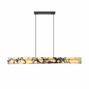 Lámpara Colgante Moderna de Mármol Bulgari Natural para Mesa de Comedor Larga, Piedra Natural para Dormitorio, Sala de Estar, Hotel, Isla de Cocina - Product Image 5