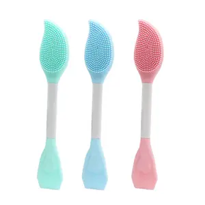 Easy To Use Silicone Facial Cleansing Nose Lips Brush Face Mask Applicator Brush