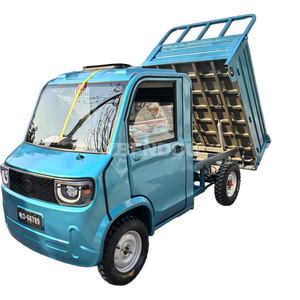 Mini camionnette électrique à 4 roues avec benne hydraulique et cabine simple - Product Image 6