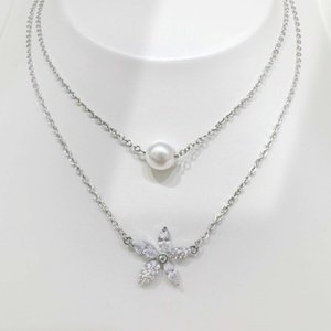 wholesale plata 925 sterling silver Gold Plated Cuba chain <b>necklace</b> Pendant heart dainty women star minimalist layered <b>necklaces</b> - Product Image 5