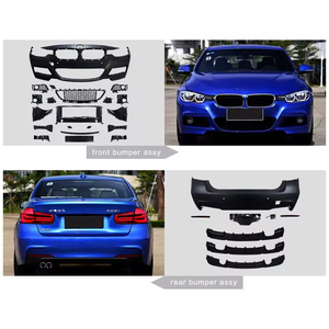 Kit carrosserie XT de haute qualité pour <span class=keywords><strong>BMW</strong></span> <span class=keywords><strong>Série</strong></span> 3 12-18 F30 modifié en <span class=keywords><strong>M</strong></span>-tech Pare-chocs avant Pare-chocs arrière Jupe latérale <span class=keywords><strong>Grille</strong></span> F30/35 - Product Image 4