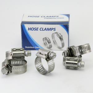 Abrazadera de Manguera de Acero Inoxidable Tipo Americano de 13-25 mm, Abrazadera de Metal de Alta Resistencia con Sistema de Medición Métrico de Alto Torque - Product Image 4