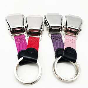 Großhandel hochwertige Lanyard Airasia Flugzeug Sicherheits gurt Schlüssel bund - Product Image 2