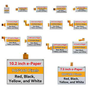 히포잉크 도매 4색 1.54인치-10.2인치 EPD <span class=keywords><strong>E</strong></span> 잉크 터치 디스플레이 SPI 인터페이스 약 180도 시야각 0-50C 작동 온도 - Product Image 2