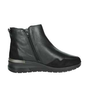Botines de cuña suaves para mujer Cinzia, color negro, talla 38 - Product Image 3