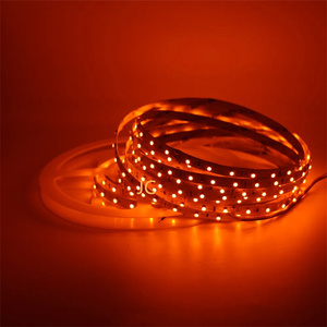 Đèn nền DC12V cri90 + 120 LED 2835 SMD Chiều rộng 8mm 2200K/2700K 24V hổ phách trắng LED Strip với CE ROHS - Product Image 3