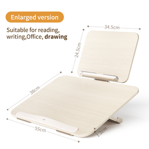 Soporte de Lectura Plegable de Madera con Amplia Área de Escritura, Tabla Inclinada Ergonómica para Niños, Estudio, Oficina en Casa, Dibujo Artístico - Product Image 4
