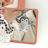 Porte-clés cube anime personnalisable avec logo, cool et stylé, impression UV, en plastique, vente en gros