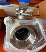 Vanne à boisseau sphérique en acier inoxydable YIMAKE, vanne à boisseau sphérique sanitaire en acier inoxydable 3/4 " WOG 2000