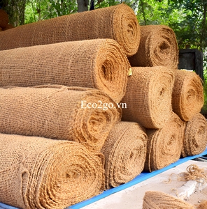 Eco2go Vietnam Maille en Fibre de Noix de Coco |   Couverture géotextile pour le contrôle de l'érosion des sols |   Filet en fibre de coco extra épais fait main en gros - Product Image 3