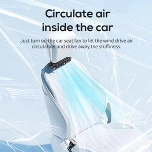 <b>Three</b> Adjustable SUV and Truck Seat Cooling Fans with Strong Wind and Low Noise - Product Image 3