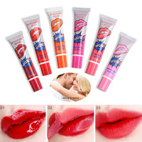 Rouge à lèvres peel-off rouge, maquillage longue tenue, gloss à lèvres, beauté Wow, rouge à lèvres imperméable, rouge à lèvres romantique, magique, mat, sexy, ours, 6 couleurs, 15g