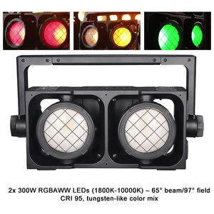 Igracelite CRI 95 2x300W RGBAWW LED Blinder IP65 Tahan Air DMX512/RDM Pencahayaan Panggung untuk Konser dan Acara - Product Image 2