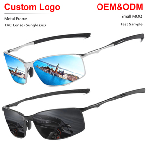 Sophisticated <strong>Elite</strong> Resilient Argent Metal Frame Sapphire Mirror <strong>TAC</strong> Lens Boutique Bulk Unisex Adult Outdoor Eyewear Sun Glasses - Product Image 1