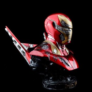 Estatua de Resina de Robot Inteligente Versión 1.2 con Busto Iluminado y Efectos de Daño de Batalla - Género de Producto: Robot Inteligente - Product Image 3