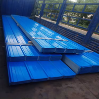 Tôle de toiture en métal ondulé en zinc et aluminium, prépeinte, couleur GI
