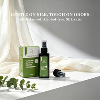 Spray anti-plis sans repassage pour foulards et turbans – Désamorceur instantané de plis pour tissus – Portable pour le soin de la soie, du coton et de la laine