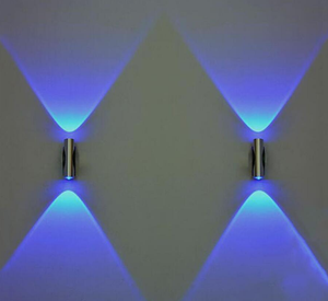 EU Standard 2W 6W up and Down Led Wall Lamp Down Sconce Room <b>Decoration</b> <b>Light</b> Indoor Short Straight Wall Lamp - Product Image 1