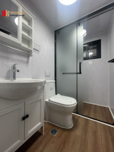 40ft sang trọng mở rộng thép <span class=keywords><strong>container</strong></span> nhà biệt thự Giá cả hợp lý kính nhà bếp phòng tắm cho khách sạn Sandwich Panel bán buôn - Product Image 6