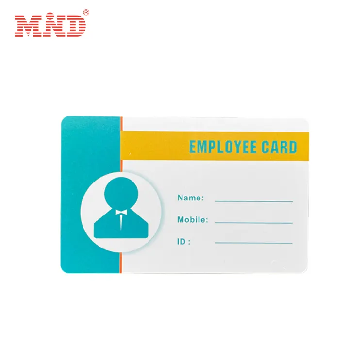 RFID okul öğrenci kimlik kartı/Hosptial kimlik kartı/çalışan kimlik kartı