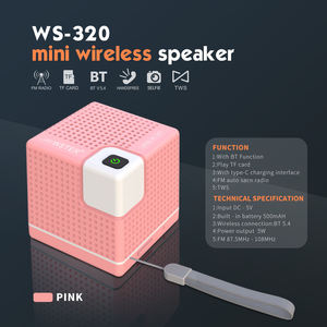 Enceinte sans fil d'extérieur, étanche, mini enceinte Bluetooth, enceinte portable stéréo avec caisson de basses, enceintes BT - Product Image 2