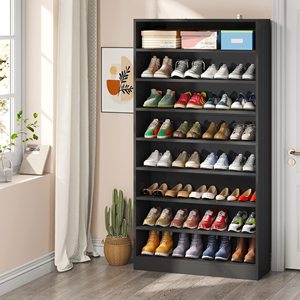 <span class=keywords><strong>Zapatero</strong></span> de Madera <span class=keywords><strong>con</strong></span> <span class=keywords><strong>Estantes</strong></span> Abiertos, <span class=keywords><strong>Zapatero</strong></span> de Madera, Organizador de Zapatos, Armario <span class=keywords><strong>con</strong></span> Gran Espacio de Almacenamiento - Product Image 4