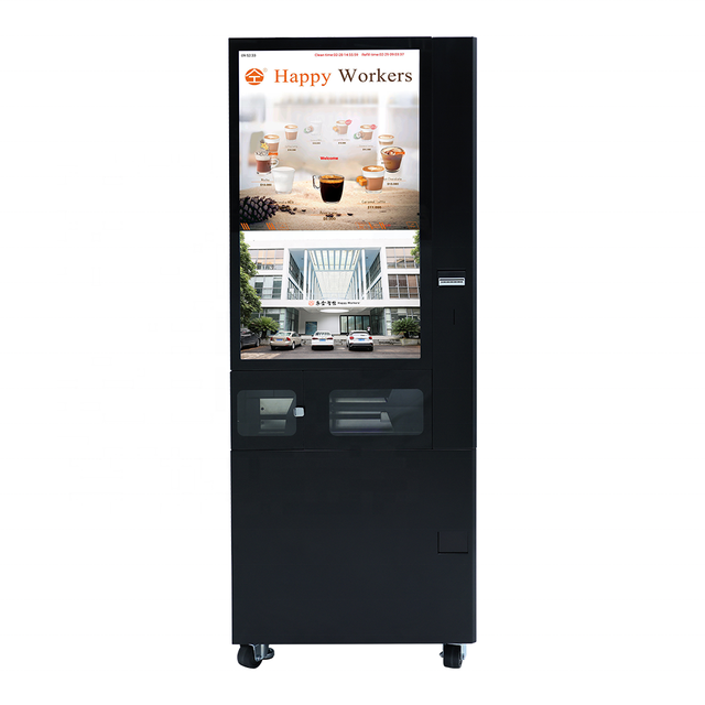 Hot Sale Vending Coffee Machine Drinks Robot Kiosk with Ice Maker for Sale
