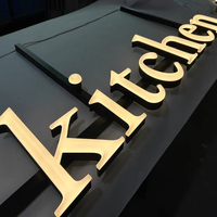 Letrero LED Personalizado con Letras de Canal Iluminadas Frontalmente, Resistente a la Intemperie, para Montaje en Pared, Letreros LED para Tiendas, Señalización Exterior para Negocios