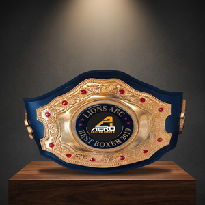 Ceintures de championnat de boxe Lion Iconic Awards du Stade International de Muay Thai de Samui - Sacs de frappe lourds personnalisés en cuir PU 100% - Product Image 3