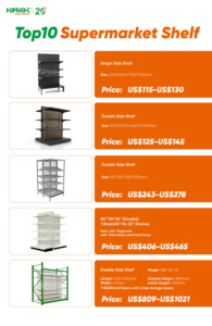 Série de solutions d'étagères de vente au détail pour supermarchés en bois et métal Highbright personnalisées - Product Image 6
