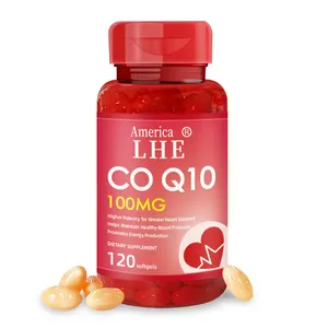 Non-GMO Healthy Dietary Supplements Protect The Heart And Skin Supplement Coenzyme Q10 Softgel