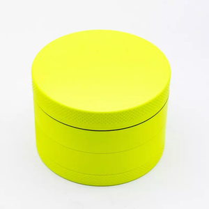 Yiwu JUJI Nuevo Molinillo de Hierbas de Zinc Luminoso de 40mm 50mm 55mm 63mm 75mm que Brilla en la Oscuridad con Logotipo Personalizado, Venta al por Mayor - Product Image 4