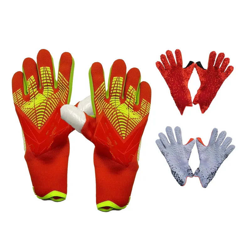 Unisex nefes futbol profesyonel kaleci eldivenleri için 2023 özel spor futbol eldiveni futbol kaleci eldivenleri