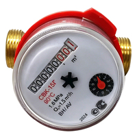 ZX-17-2 Compteur d'eau numérique à jet unique en laiton, protection IP68 et connecteur en cuivre, personnalisable OEM – Vente chaude