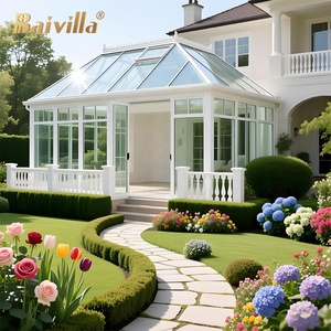 Invernadero de Cristal Personalizado para Exteriores, Solárium, Sala de Sol, Montado en Pared, para Bodas, Jardín, Animales, Casa de Juegos - Product Image 2